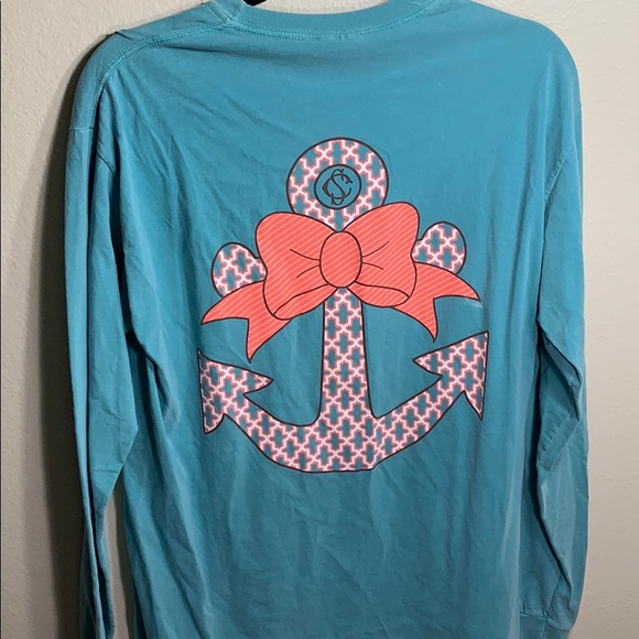 Blue long sleeve T-shirt - Picture 2 of 3